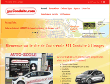 Tablet Screenshot of 321conduite.com